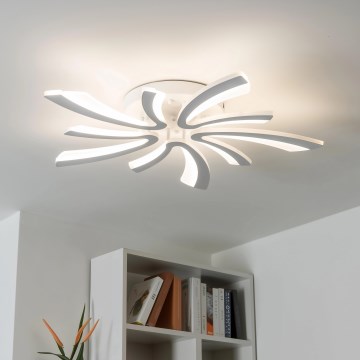 Brilagi - LED Prigušivi nadgradni luster TWIST LED/55W/230V 3000-6500K bijela + daljinski upravljač