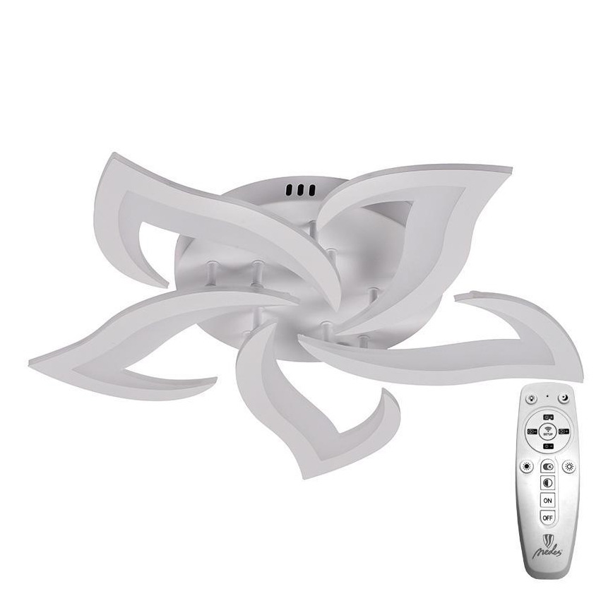 Brilagi - LED Prigušivi nadgradni luster TWIST LED/55W/230V 3000-6500K bijela + daljinski upravljač