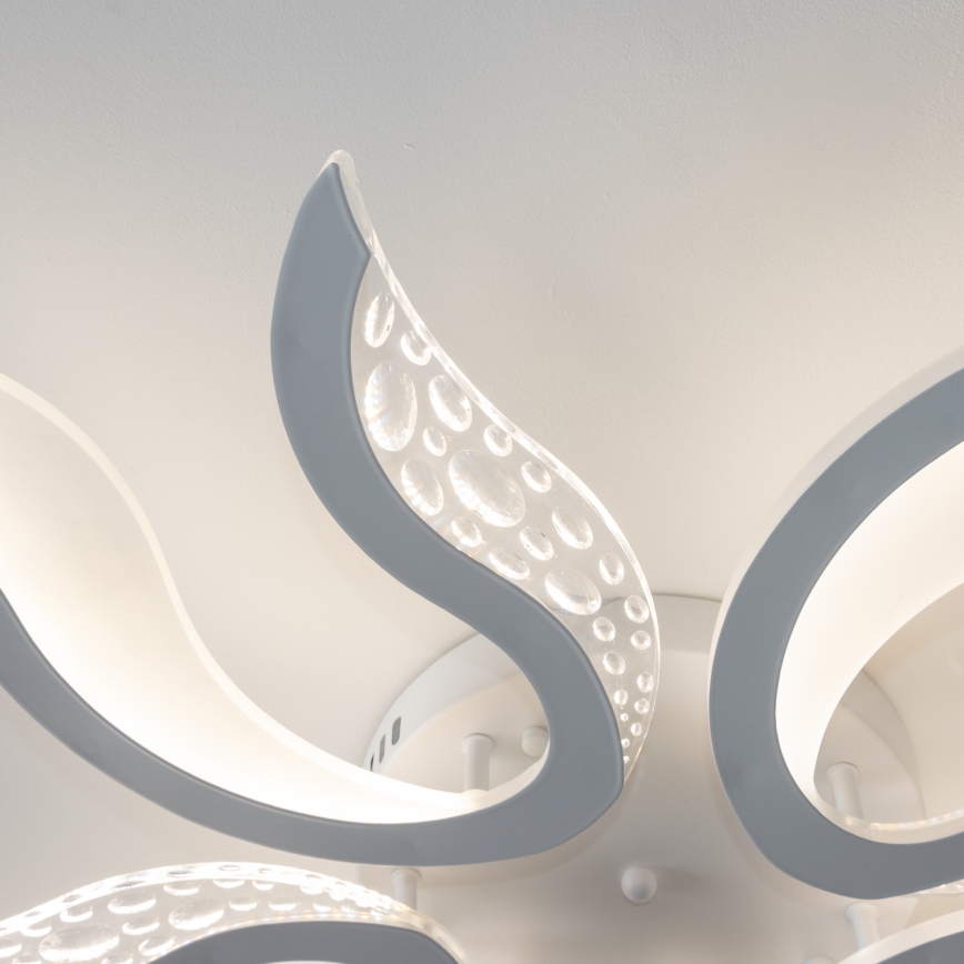 Brilagi - LED Prigušivi nadgradni luster TWIST LED/65W/230V 3000-6500K bijela + daljinski upravljač