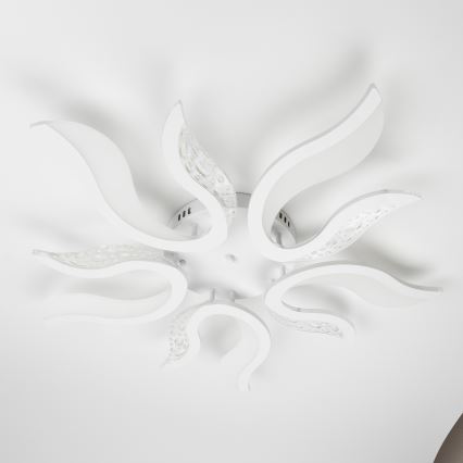 Brilagi - LED Prigušivi nadgradni luster TWIST LED/65W/230V 3000-6500K bijela + daljinski upravljač