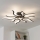 Brilagi - LED Prigušivi nadgradni luster TWIST LED/65W/230V 3000-6500K crna + daljinski upravljač