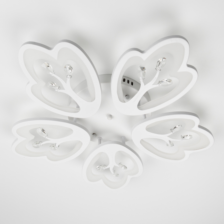 Brilagi - LED Prigušivi nadgradni luster TWIST LED/80W/230V 3000-6500K bijela + daljinski upravljač