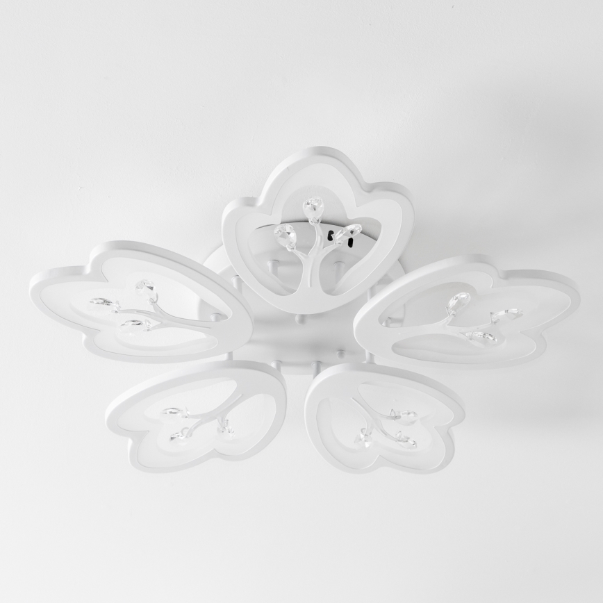Brilagi - LED Prigušivi nadgradni luster TWIST LED/80W/230V 3000-6500K bijela + daljinski upravljač