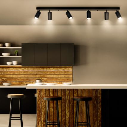 Brilagi - prigušivo LED RGBW spot svjetlo SELE 6xGU10/6,5W/230V 2700-6500K crno
