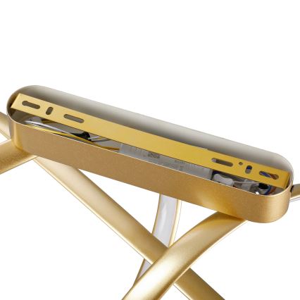 Brilagi - LED stropni luster TWISTER LED/60W/230V 3000-6000K zlatni, s mogućnošću prigušivanja + daljinski upravljač