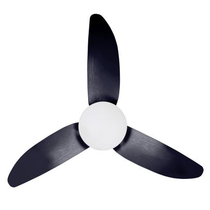 Brilagi - LED Prigušivi stropni ventilator LED/30W/230V 3000-6500K crna + daljinski upravljač