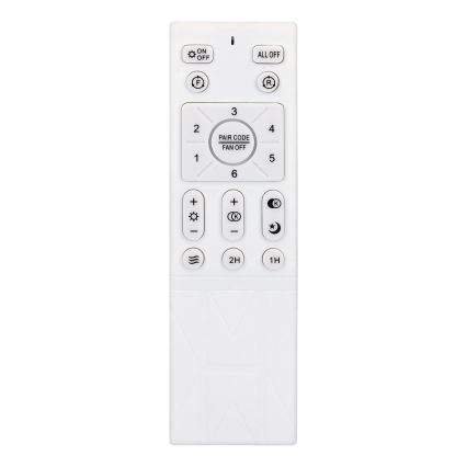 Brilagi - LED Prigušivi stropni ventilator LED/30W/230V 3000-6500K crna/smeđa + daljinski upravljač