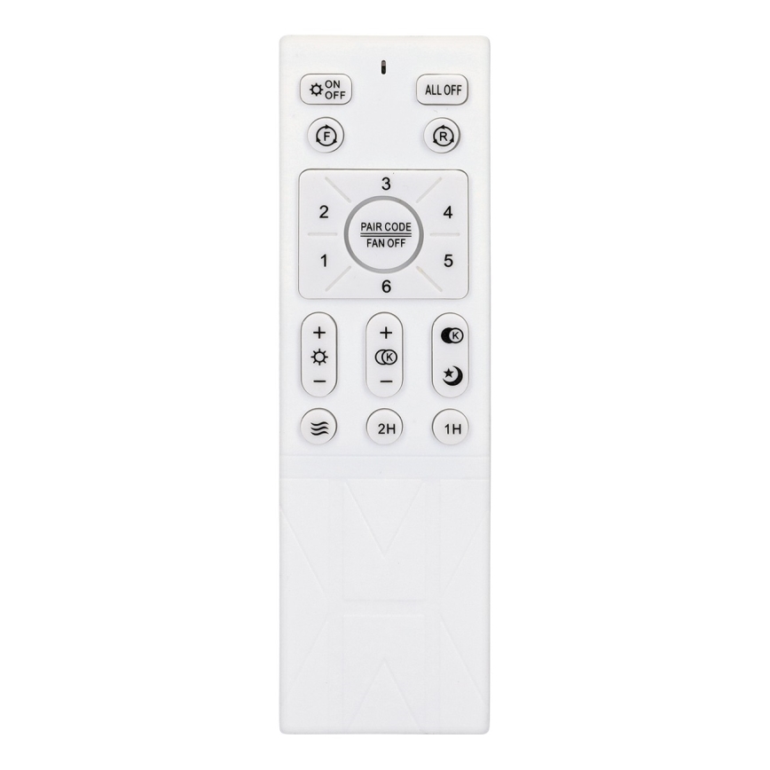 Brilagi - LED Prigušivi stropni ventilator LED/30W/230V 3000-6500K crna/smeđa + daljinski upravljač