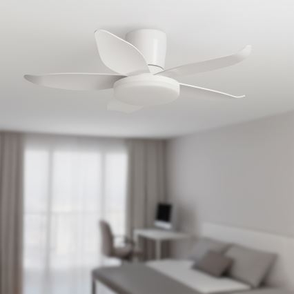 Brilagi - Stropni LED ventilator s mogućnošću prigušivanja LED/32W/230V 3000–6500K Ø95 cm bijela + daljinski upravljač