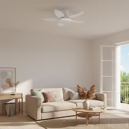 Brilagi - Stropni LED ventilator s mogućnošću prigušivanja LED/32W/230V 3000–6500K Ø95 cm bijela + daljinski upravljač