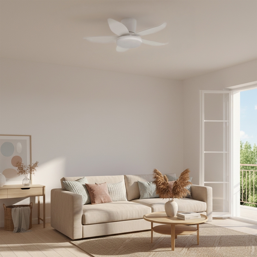 Brilagi - Stropni LED ventilator s mogućnošću prigušivanja LED/32W/230V 3000–6500K Ø95 cm bijela + daljinski upravljač