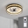 Brilagi - LED prigušivi stropni ventilator LED/34W/230V 3000-6500K, promjer 50 cm, crna/zlatna + daljinski upravljač