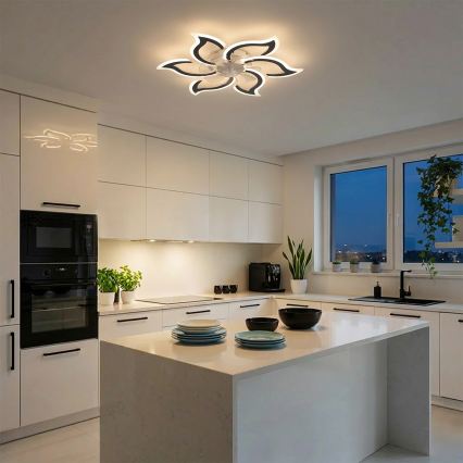 Brilagi - LED stropni ventilator s mogućnošću prigušivanja LED/34W/230V 3000-6500K Ø 83 cm crni + daljinski upravljač