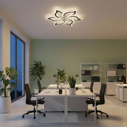 Brilagi - LED stropni ventilator s mogućnošću prigušivanja LED/34W/230V 3000-6500K Ø 83 cm crni + daljinski upravljač