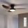 Brilagi - LED prigušivi stropni ventilator LED/38W/230V 3000-6500K, promjer 100 cm, crna/smeđa + daljinski upravljač