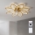 Brilagi - LED prigušivi stropni ventilator LED/43W/230V Ø 90 cm, zlatni + daljinski upravljač
