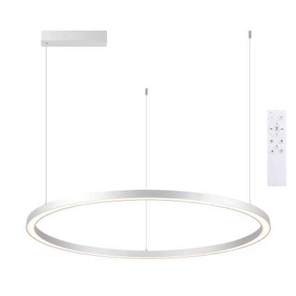 Brilagi - LED luster s mogućnošću dimanja na sajli PORTOFINO LED/60W/230V 3000–6000 K promjer 80 cm srebrna + daljinski upravljač