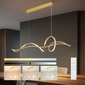 Brilagi - LED prigušivi viseći luster na sajli SIGNATURE LED/55W/230V 3000-6000K 120x23 cm zlatna + daljinski upravljač