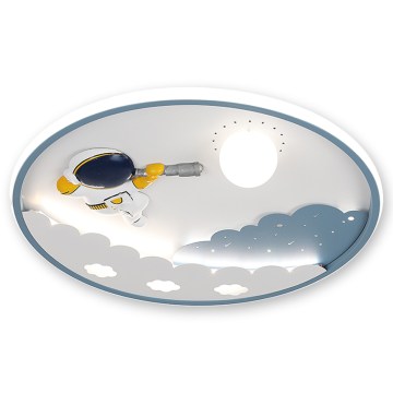 BRILAGI - LED Prigušivo dječje stropno svjetlo ASTRO LED/43W/230V 3000-6000K Ø 49 cm + daljinski upravljač