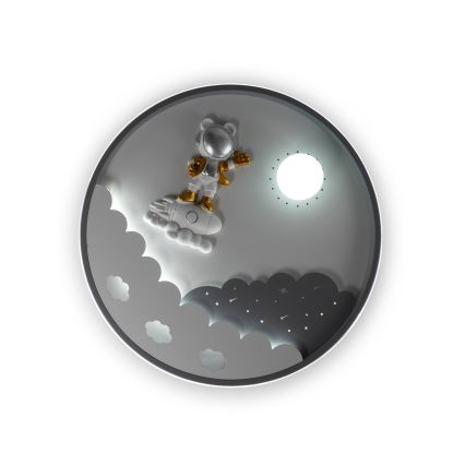 Brilagi - prigušivo LED dječje stropno svjetlo ASTRO LED/68W/230V 3000-6000K promjera 49 cm + daljinski upravljač