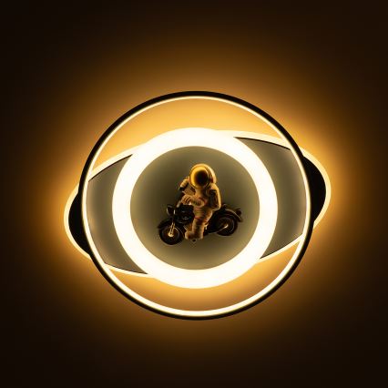 Brilagi - LED Prigušivo dječje stropno svjetlo ASTRO LED/68W/230V 3000-6000K + daljinski upravljač