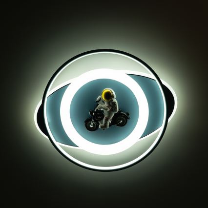 Brilagi - LED Prigušivo dječje stropno svjetlo ASTRO LED/68W/230V 3000-6000K + daljinski upravljač