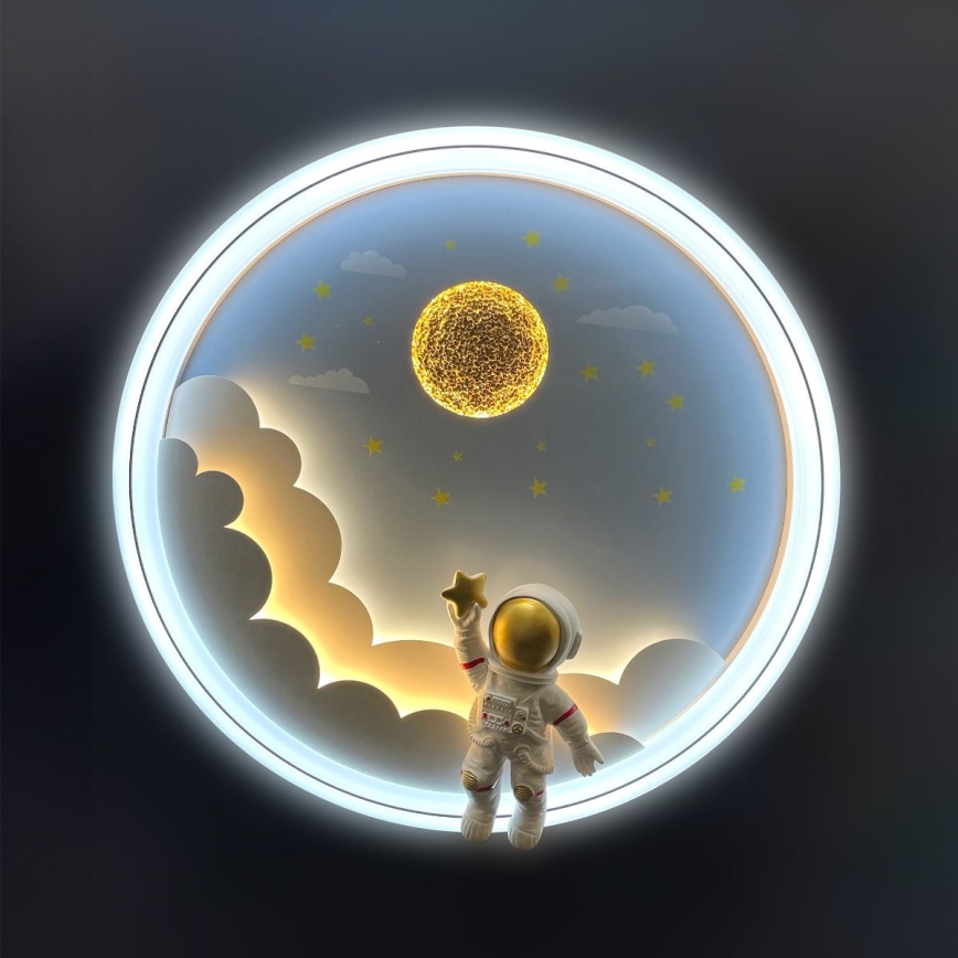 Brilagi - LED prigušiva dječja stropna svjetiljka LED/42W/230V 3000/5700K astronaut