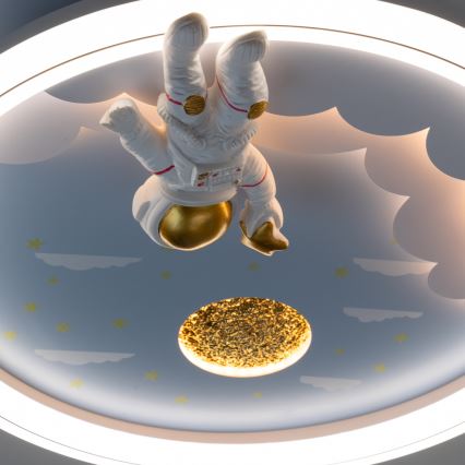 Brilagi - LED prigušiva dječja stropna svjetiljka LED/42W/230V 3000/5700K astronaut