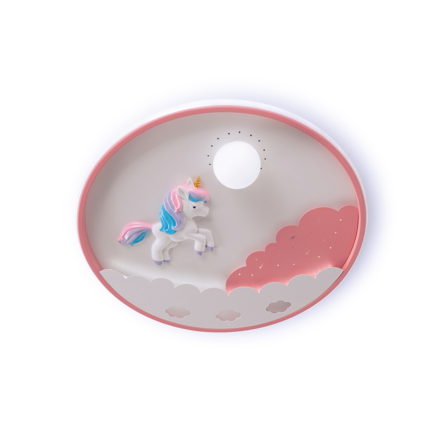 Brilagi - LED dječje stropno svjetlo s mogućnošću prigušivanja UNICORN LED/68W/230V 3000-6000K Ø 49 cm + daljinski upravljač