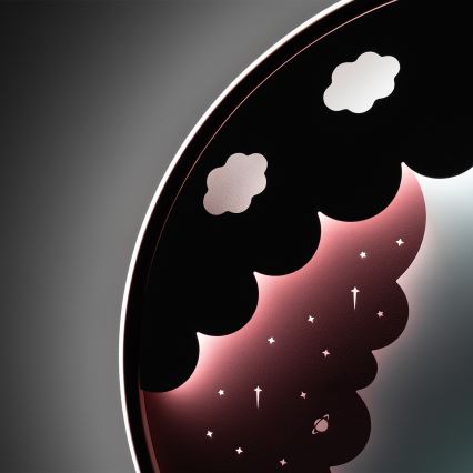 Brilagi - LED dječje stropno svjetlo s mogućnošću prigušivanja UNICORN LED/68W/230V 3000-6000K Ø 49 cm + daljinski upravljač