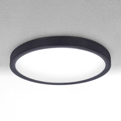 Brilagi - LED stropna svjetiljka s prigušivanjem ESTELA LED/36W/230V 3000-6500K ? 30 cm crna + daljinski upravljač
