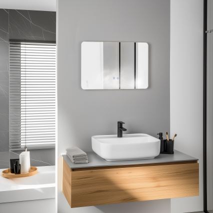 Brilagi - LED grijano ogledalo za kupaonicu s prigušivim LED pozadinskim osvjetljenjem DIANA LED/13W/230V 40x60 cm 3000/4000/6500K IP44