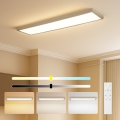 Brilagi - LED prigušivo kupaonsko stropno svjetlo FRAME SMART LED/50W/230V 120x30 cm 3000-6000K IP44 bež + daljinski upravljač