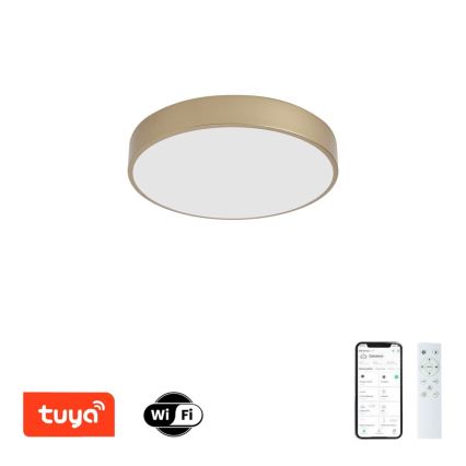 Brilagi - prigušiva stropna LED svjetiljka POOL SMART LED/48W/230V 3000-6000K promjer 40 cm Wi-Fi Tuya zlatna + daljinski upravljač