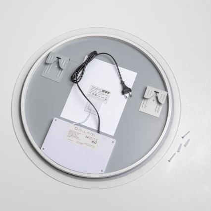 Brilagi - LED grijano kupaonsko ogledalo CLARA ECO LED/12W/230V, promjer 60 cm, IP44, CRI 90, prigušivo + CCT