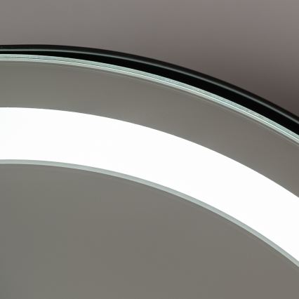 BRILAGI - LED prigušivo ogledalo za šminku CALIFORNIA LED/14W/230V 3000/4000/6500K 44x40 cm crno