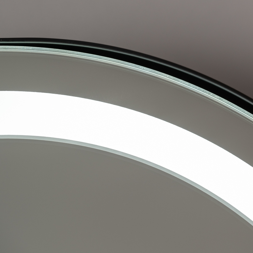 BRILAGI - LED prigušivo ogledalo za šminku CALIFORNIA LED/14W/230V 3000/4000/6500K 44x40 cm crno