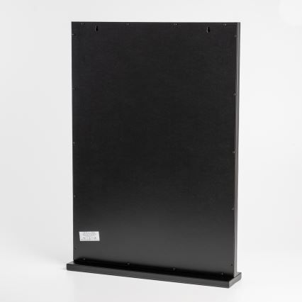 BRILAGI - LED ogledalo za šminkanje s prigušivanjem HOLLYWOOD LED/15W/230V CCT + 2x USB 55x77 cm crna