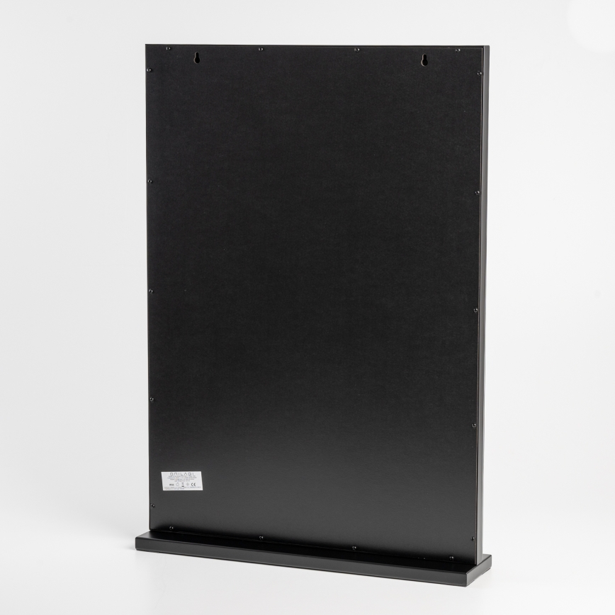 BRILAGI - LED ogledalo za šminkanje s prigušivanjem HOLLYWOOD LED/15W/230V CCT + 2x USB 55x77 cm crna