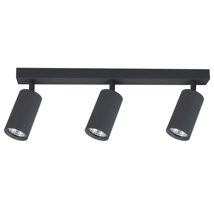 Brilagi - LED RGBW prigušiva ugradna svjetiljka SELE 3xGU10/4,8W/230V 3000K antracitna + daljinski upravljač