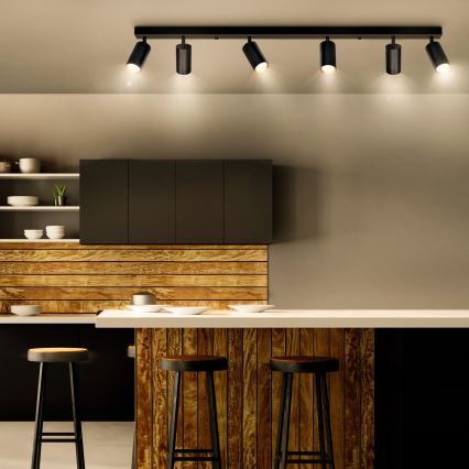 Brilagi - LED svjetiljka s mogućnošću prigušivanja SELE 6xGU10/6,5W/230V 2700-6500K crna/zlatna