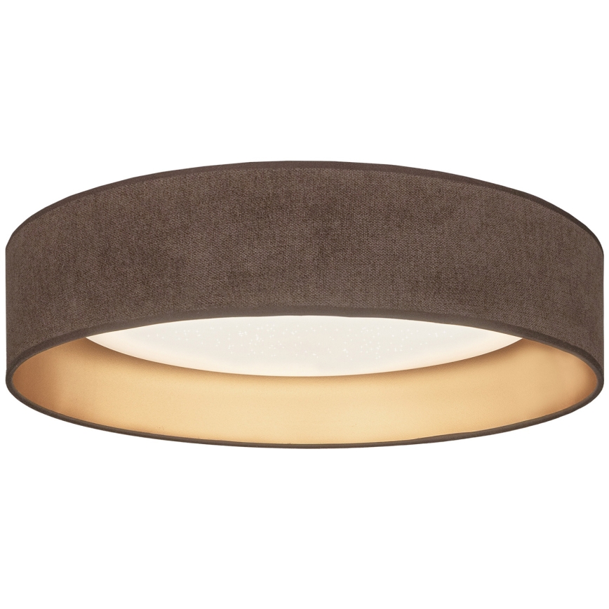 Brilagi - LED stropna svjetiljka s mogućnošću prigušivanja VELVET SMARTIX STARS LED/24W/230V 3000-6000K promjer 45 cm smeđa/zlatna Wi-Fi Tuya Beacon + daljinski upravljač