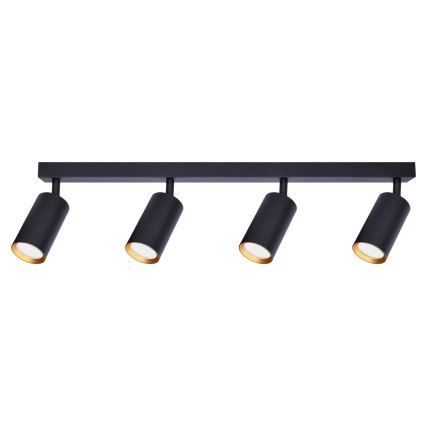 Brilagi - LED Prigušivo spot svjetlo SELE 4xGU10/6,5W/230V 2700-6500K crna/zlatna