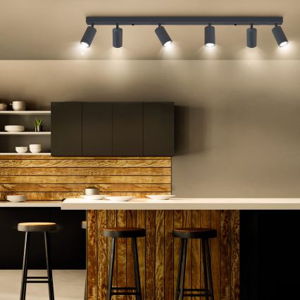 Brilagi - LED prigušivo točkasto svjetlo SELE 6xGU10/6,5W/230V 2700-6500K antracit