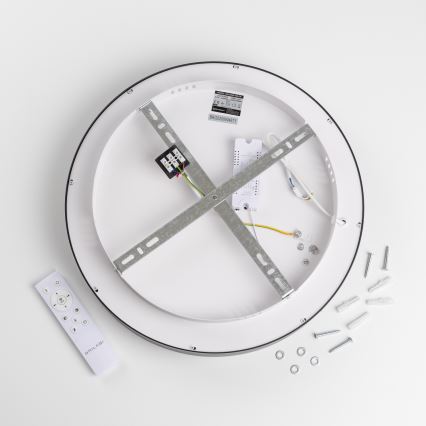 Brilagi - Prigušivo LED stropno svjetlo FALCON II LED/67W/230V 3000-6500K Ø 40 cm crna + daljinski upravljač