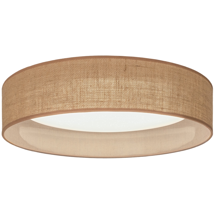 Brilagi - LED prigušivo stropno svjetlo VELVET SMARTIX STARS LED/24W/230V 3000-6000K pr. 45 cm bež Wi-Fi Tuya Beacon + daljinski upravljač