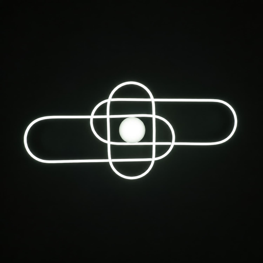 BRILAGI - LED stropna svjetiljka s prigušivanjem APOLLO LED/58W/230V 3000-6500K 43,2x101,2 cm crna + daljinski upravljač
