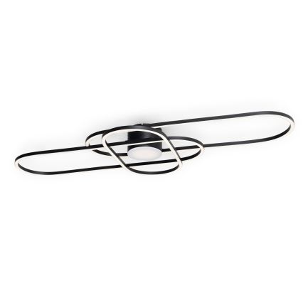 BRILAGI - LED stropna svjetiljka s prigušivanjem APOLLO LED/58W/230V 3000-6500K 43,2x101,2 cm crna + daljinski upravljač