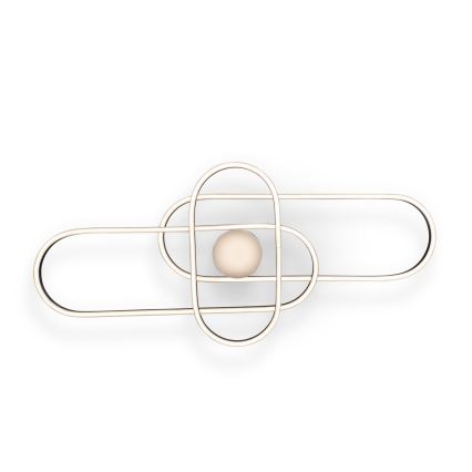 BRILAGI - LED stropna svjetiljka s prigušivanjem APOLLO LED/58W/230V 3000-6500K 43,2x101,2 cm crna + daljinski upravljač