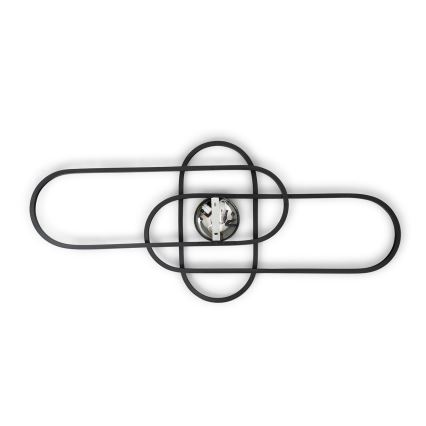 BRILAGI - LED stropna svjetiljka s prigušivanjem APOLLO LED/58W/230V 3000-6500K 43,2x101,2 cm crna + daljinski upravljač